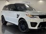 USED 2016 57 LAND ROVER RANGE ROVER SPORT 5.0 V8 SVR 5d 543 BHP PAN ROOF, HUD, SPORT EXHAUST!