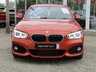 USED 2015 15 BMW 1 SERIES 2.0 118D M SPORT 5d 147 BHP Finished in VALENICIA ORANGE METALLIC with contrasting BLACK HEATED LEATHER trim. If you are looking for a small hatchback with that spacious feel and enjoy driving then look no further. This punchy mid sized hatch kicks out a lively 147 BHP and is packed with extras. Features include 18" Alloys, &pound;20 Road Tax, Full Heated leather Trim, Sat Nav, DAB Radio, B/Tooth, Xenons, Front and Rear Parking Sensors and much more. Dealer serviced at 9964 miles, 27246 miles, 57541 miles and at 70303 miles