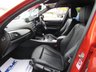 USED 2015 15 BMW 1 SERIES 2.0 118D M SPORT 5d 147 BHP Finished in VALENICIA ORANGE METALLIC with contrasting BLACK HEATED LEATHER trim. If you are looking for a small hatchback with that spacious feel and enjoy driving then look no further. This punchy mid sized hatch kicks out a lively 147 BHP and is packed with extras. Features include 18" Alloys, &pound;20 Road Tax, Full Heated leather Trim, Sat Nav, DAB Radio, B/Tooth, Xenons, Front and Rear Parking Sensors and much more. Dealer serviced at 9964 miles, 27246 miles, 57541 miles and at 70303 miles