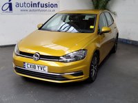 USED 2018 18 VOLKSWAGEN GOLF 1.0 SE TSI BLUEMOTION TECHNOLOGY 5d 109 BHP STUNNING EXAMPLE APPLE ANDROID CARPLAY