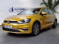 USED 2018 18 VOLKSWAGEN GOLF 1.0 SE TSI BLUEMOTION TECHNOLOGY 5d 109 BHP STUNNING EXAMPLE APPLE ANDROID CARPLAY