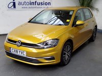 USED 2018 18 VOLKSWAGEN GOLF 1.0 SE TSI BLUEMOTION TECHNOLOGY 5d 109 BHP STUNNING EXAMPLE APPLE ANDROID CARPLAY