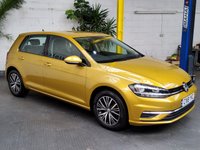 USED 2018 18 VOLKSWAGEN GOLF 1.0 SE TSI BLUEMOTION TECHNOLOGY 5d 109 BHP STUNNING EXAMPLE APPLE ANDROID CARPLAY