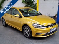 USED 2018 18 VOLKSWAGEN GOLF 1.0 SE TSI BLUEMOTION TECHNOLOGY 5d 109 BHP STUNNING EXAMPLE APPLE ANDROID CARPLAY