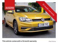 USED 2018 18 VOLKSWAGEN GOLF 1.0 SE TSI BLUEMOTION TECHNOLOGY 5d 109 BHP STUNNING EXAMPLE APPLE ANDROID CARPLAY