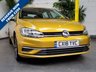 USED 2018 18 VOLKSWAGEN GOLF 1.0 SE TSI BLUEMOTION TECHNOLOGY 5d 109 BHP STUNNING EXAMPLE APPLE ANDROID CARPLAY