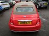 USED 2018 18 FIAT 500C 1.2 CONVERTIBLE LOUNGE 2d 69 BHP NEW SHAPE *DAB RADIO* Low Mileage, Just Serviced, One Previous Owner, NEW MOT, Great fuel economy!