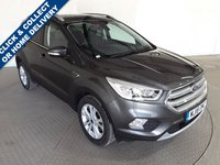USED 2018 18 FORD KUGA 1.5 TITANIUM TDCI 5d 119 BHP SAT NAV PART LEATHER INTERIOR