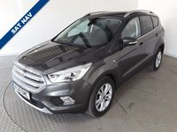 USED 2018 18 FORD KUGA 1.5 TITANIUM TDCI 5d 119 BHP SAT NAV PART LEATHER INTERIOR
