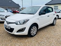 USED 2014 14 HYUNDAI I20 1.2 CLASSIC 5d 84 BHP Very Low Mileage i20 with Air Con & USB/AUX