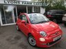 USED 2018 18 FIAT 500C 1.2 CONVERTIBLE LOUNGE 3d 69 BHP Full Service History + Just Serviced, One Owner, NEW MOT, Great fuel economy! Convertible