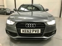 USED 2012 62 AUDI A4 2.0 TDI BLACK EDITION AVANT 143 BHP FSH, DAB, B+O Sound, Cruise