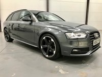 USED 2012 62 AUDI A4 2.0 TDI BLACK EDITION AVANT 143 BHP FSH, DAB, B+O Sound, Cruise