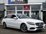 USED 2014 64 MERCEDES-BENZ C CLASS 2.1 C220 BLUETEC SPORT 5d 170 BHP ARTIC WHITE REVERSING CAMERA