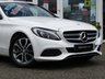USED 2014 64 MERCEDES-BENZ C CLASS 2.1 C220 BLUETEC SPORT 5d 170 BHP ARTIC WHITE REVERSING CAMERA