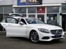 USED 2014 64 MERCEDES-BENZ C CLASS 2.1 C220 BLUETEC SPORT 5d 170 BHP ARTIC WHITE REVERSING CAMERA