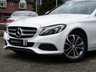 USED 2014 64 MERCEDES-BENZ C CLASS 2.1 C220 BLUETEC SPORT 5d 170 BHP ARTIC WHITE REVERSING CAMERA