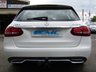 USED 2014 64 MERCEDES-BENZ C CLASS 2.1 C220 BLUETEC SPORT 5d 170 BHP ARTIC WHITE REVERSING CAMERA