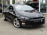 USED 2015 65 VOLKSWAGEN SCIROCCO 2.0 R LINE TDI BLUEMOTION TECHNOLOGY DSG 2d 148 BHP Finished in DEEP BLACK PEARL with contrasting FULL EBONY HEATED LEATHER trim. This Sporty Scirocco is a good looking, well built and classy coupe. As well as looking good it's also great to drive and offers great economy. Only &pound;30 Road Tax and a great 57.6 average mpg this one is not to be missed. Features include, Sat Nav, DAB, Heated Leather, B/Tooth, Dealer serviced at 6520 miles, 15899 miles, 28098 miles, 39329 miles and serviced by us on arrival at 49049 miles.