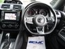USED 2015 65 VOLKSWAGEN SCIROCCO 2.0 R LINE TDI BLUEMOTION TECHNOLOGY DSG 2d 148 BHP Finished in DEEP BLACK PEARL with contrasting FULL EBONY HEATED LEATHER trim. This Sporty Scirocco is a good looking, well built and classy coupe. As well as looking good it's also great to drive and offers great economy. Only &pound;30 Road Tax and a great 57.6 average mpg this one is not to be missed. Features include, Sat Nav, DAB, Heated Leather, B/Tooth, Dealer serviced at 6520 miles, 15899 miles, 28098 miles, 39329 miles and serviced by us on arrival at 49049 miles.
