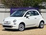 USED 2016 65 FIAT 500C 1.2 LOUNGE CONVERTIBLE 3d 69 BHP 