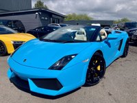 USED 2010 10 LAMBORGHINI GALLARDO 5.2 V10 SPYDER 2d 513 BHP 