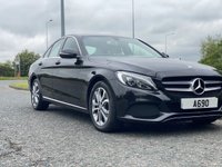 USED 2016 66 MERCEDES-BENZ C CLASS 2.1 C220 D SPORT 4d 170 BHP Sat Nav Full Heated Leather