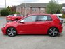USED 2015 15 VOLKSWAGEN GOLF 2.0 R DSG 5d 298 BHP Finished in TORNADO RED with contrasting cloth/ ALCANTARA sports seats. This dependable solid and classy car is one of the best small family cars around. Then add the thumping 298 BHP 4 motion drive unit then you have an exhilarating fun and safe car to play with. Features on this car include, SAT NAV, LED Run Lights, DAB, B/Tooth and much more. VW Dealer serviced at 6831 miles, 13162 miles, 22089 miles, 32047 miles, 46268 miles, 56281 miles and at 66371 miles. Serviced and MOT'd on arrival