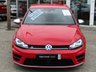 USED 2015 15 VOLKSWAGEN GOLF 2.0 R DSG 5d 298 BHP Finished in TORNADO RED with contrasting cloth/ ALCANTARA sports seats. This dependable solid and classy car is one of the best small family cars around. Then add the thumping 298 BHP 4 motion drive unit then you have an exhilarating fun and safe car to play with. Features on this car include, SAT NAV, LED Run Lights, DAB, B/Tooth and much more. VW Dealer serviced at 6831 miles, 13162 miles, 22089 miles, 32047 miles, 46268 miles, 56281 miles and at 66371 miles. Serviced and MOT'd on arrival