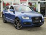 USED 2016 66 AUDI Q5 2.0 TDI QUATTRO S LINE PLUS 5d 187 BHP Finished in SEPANG BLUE MET with contrasting FULL BLACK HEATED LEATHER trim. This handsome looking SUV is a great all rounder. It's one the most popular in the 4x4 class. Features include Sat Nav, 21" Alloys, Full Black Heated Leather, Front and Rear Park Sensors, Rear Camera, DAB, Run Lights and much more. Just serviced by EMC on arrival. 12 Months MOT.