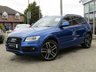 USED 2016 66 AUDI Q5 2.0 TDI QUATTRO S LINE PLUS 5d 187 BHP Finished in SEPANG BLUE MET with contrasting FULL BLACK HEATED LEATHER trim. This handsome looking SUV is a great all rounder. It's one the most popular in the 4x4 class. Features include Sat Nav, 21" Alloys, Full Black Heated Leather, Front and Rear Park Sensors, Rear Camera, DAB, Run Lights and much more. Just serviced by EMC on arrival. 12 Months MOT.