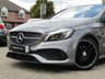 USED 2016 16 MERCEDES-BENZ A-CLASS 2.1 A 200 D AMG LINE PREMIUM PLUS 5d 134 BHP NIGHT PACK PAN ROOF MOUNTAIN GREY