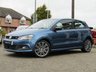 USED 2015 65 VOLKSWAGEN POLO 1.4 BLUEGT DSG 3d 148 BHP VW POLO 1.4 TSI ACT BLUE GT DSG. Finished in BLUE SILK Metallic with contrasting Blue/ Grey Leather and Alcantara seats. This Polo is still one of the best small cars you can buy. It is comfortable and has a spacious, plush interior. The 1.4 TSI 150 BHP engine makes it nippy and a fun car to drive. Over &pound;3000 dealer extra's stunning example 2 keys & serviced at the following miles: 5096 miles, 11548 miles, 15381 miles, 26409 miles, 37771 miles, 50949 miles,