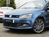 USED 2015 65 VOLKSWAGEN POLO 1.4 BLUEGT DSG 3d 148 BHP VW POLO 1.4 TSI ACT BLUE GT DSG. Finished in BLUE SILK Metallic with contrasting Blue/ Grey Leather and Alcantara seats. This Polo is still one of the best small cars you can buy. It is comfortable and has a spacious, plush interior. The 1.4 TSI 150 BHP engine makes it nippy and a fun car to drive. Over &pound;3000 dealer extra's stunning example 2 keys & serviced at the following miles: 5096 miles, 11548 miles, 15381 miles, 26409 miles, 37771 miles, 50949 miles,