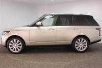 USED 2014 14 LAND ROVER RANGE ROVER 3.0 TDV6 AUTOBIOGRAPHY 5DR AUTO 258 BHP FULL MAIN DEALER SERVICE HISTORY + AIR CONDITIONED FRONT AND REAR LEATHER SEATS + SATELLITE NAVIGATION + SURROUND CAMERA SYSTEM + PANORAMIC SUNROOF + PARKING SENSOR + DUAL VIEW TOUCH SCREEN + DIGITAL TV + BLUETOOTH + CRUISE CONTROL + CLIMATE CONTROL + MULTI FUNCTION WHEEL + XENON HEADLIGHTS + PRIVACY GLASS + ELECTRIC/MEMORY FRONT SEATS + HEATED STEERING WHEEL + BLIND SPOT MONITOR + DAB RADIO + ELECTRIC WINDOWS + ELECTRIC/HEATED/FOLDING DOOR MIRRORS + 21 INCH ALLOY WHEELS