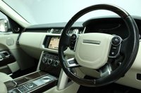 USED 2014 14 LAND ROVER RANGE ROVER 3.0 TDV6 AUTOBIOGRAPHY 5DR AUTO 258 BHP FULL MAIN DEALER SERVICE HISTORY + AIR CONDITIONED FRONT AND REAR LEATHER SEATS + SATELLITE NAVIGATION + SURROUND CAMERA SYSTEM + PANORAMIC SUNROOF + PARKING SENSOR + DUAL VIEW TOUCH SCREEN + DIGITAL TV + BLUETOOTH + CRUISE CONTROL + CLIMATE CONTROL + MULTI FUNCTION WHEEL + XENON HEADLIGHTS + PRIVACY GLASS + ELECTRIC/MEMORY FRONT SEATS + HEATED STEERING WHEEL + BLIND SPOT MONITOR + DAB RADIO + ELECTRIC WINDOWS + ELECTRIC/HEATED/FOLDING DOOR MIRRORS + 21 INCH ALLOY WHEELS