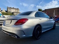 USED 2017 17 MERCEDES-BENZ C-CLASS 2.1 C 220 D AMG LINE 4d 170 BHP 19" AMG ALLOYS