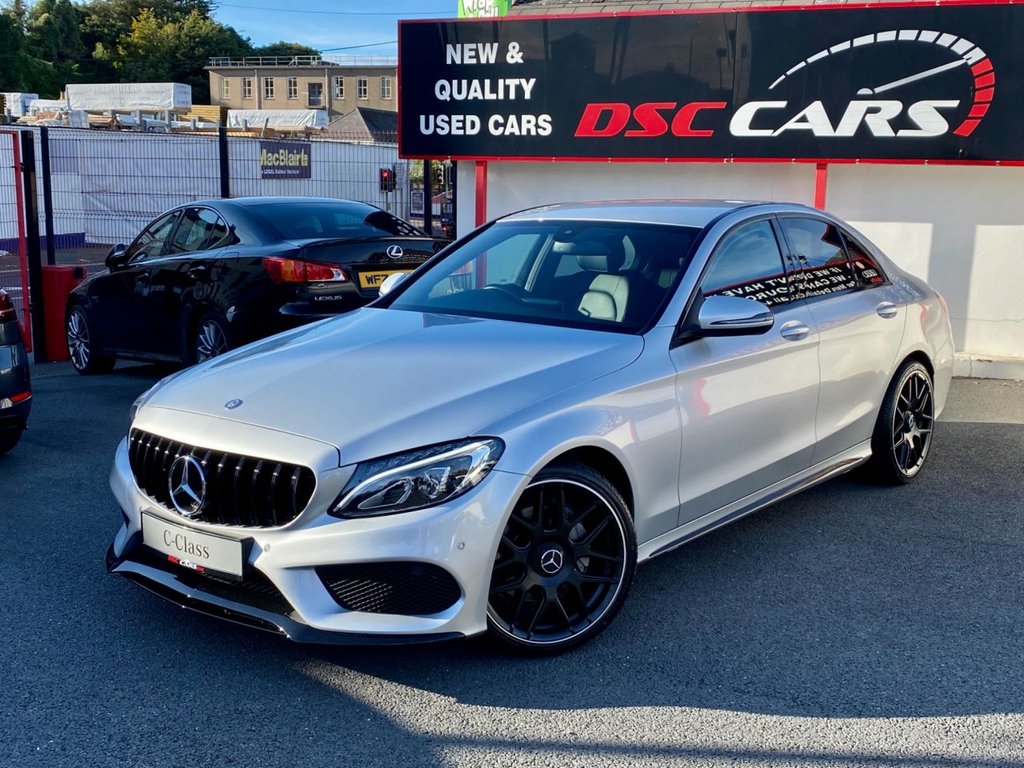 USED 2017 17 MERCEDES-BENZ C-CLASS 2.1 C 220 D AMG LINE 4d 170 BHP 19" AMG ALLOYS