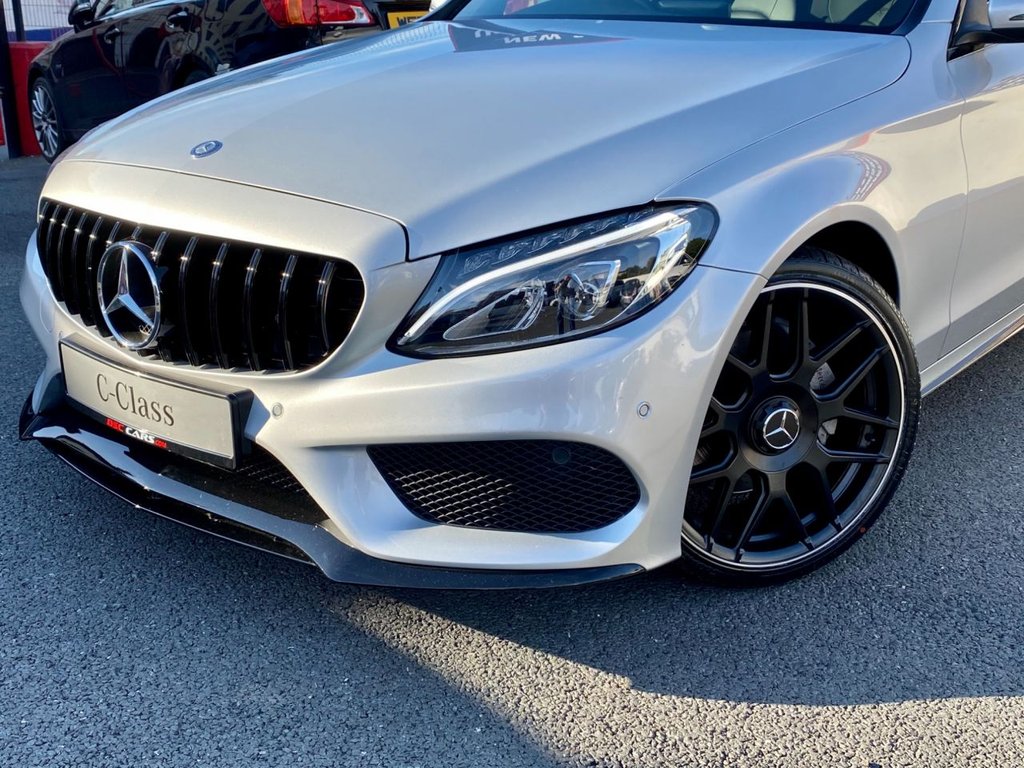 USED 2017 17 MERCEDES-BENZ C-CLASS 2.1 C 220 D AMG LINE 4d 170 BHP 19" AMG ALLOYS