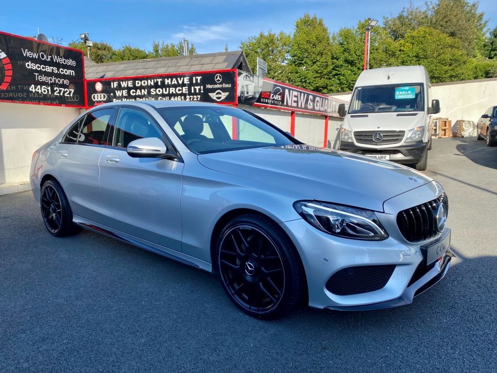 USED 2017 17 MERCEDES-BENZ C-CLASS 2.1 C 220 D AMG LINE 4d 170 BHP 19" AMG ALLOYS