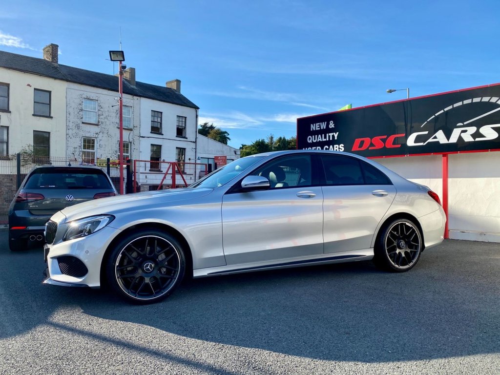 USED 2017 17 MERCEDES-BENZ C-CLASS 2.1 C 220 D AMG LINE 4d 170 BHP 19" AMG ALLOYS