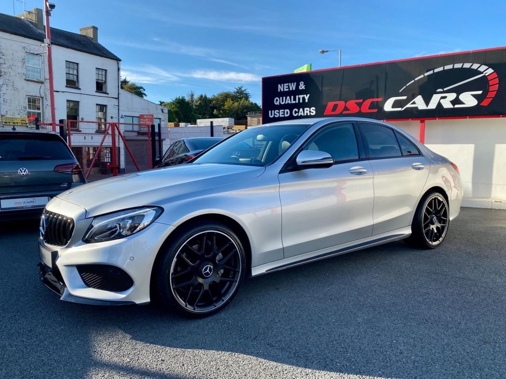 USED 2017 17 MERCEDES-BENZ C-CLASS 2.1 C 220 D AMG LINE 4d 170 BHP 19" AMG ALLOYS