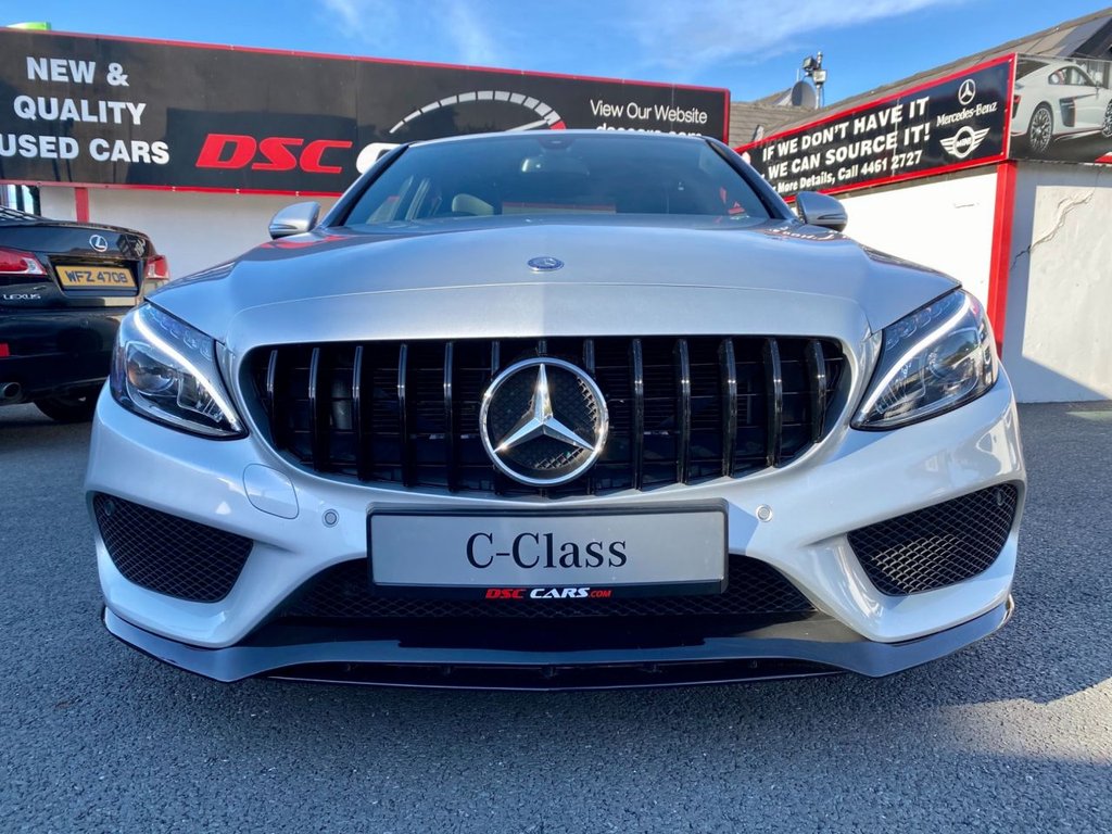USED 2017 17 MERCEDES-BENZ C-CLASS 2.1 C 220 D AMG LINE 4d 170 BHP 19" AMG ALLOYS