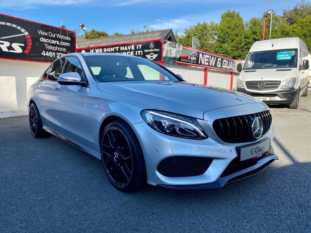 USED 2017 17 MERCEDES-BENZ C-CLASS 2.1 C 220 D AMG LINE 4d 170 BHP 19" AMG ALLOYS