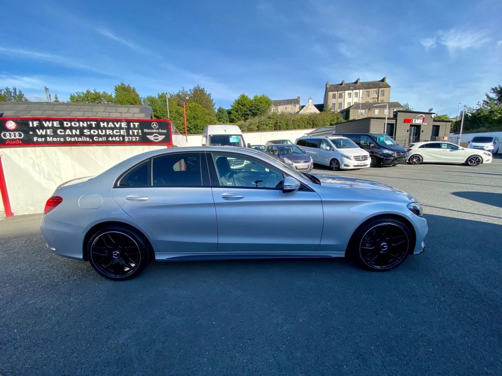 USED 2017 17 MERCEDES-BENZ C-CLASS 2.1 C 220 D AMG LINE 4d 170 BHP 19" AMG ALLOYS