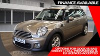 USED 2012 12 MINI CLUBMAN 1.6 ONE D 5d 90 BHP * NAVIGATION * PAN ROOF * PARKING SENSORS * FRONT SPORT SEATS * PEPPER PACK *