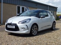 USED 2014 14 CITROEN DS3 1.6 DSTYLE TECHNO 3d 156 BHP www.suffolkcarcentre.co.uk - Located a Reydon