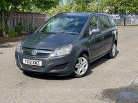 USED 2013 13 VAUXHALL ZAFIRA 1.6 EXCLUSIV 5d 113 BHP 