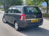 USED 2013 13 VAUXHALL ZAFIRA 1.6 EXCLUSIV 5d 113 BHP 