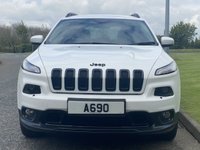 USED 2016 16 JEEP CHEROKEE 2.2 M-JET II NIGHT EAGLE 5d 197 BHP 4WD AUTO Sat Nav Full Heated Leather